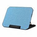 Laptop Stand with Cooling Fan USB Cooling Pad Quiet LED Light Super Air Flow Adjustable Notebook Cooler for Desk Study Office Gaming - image 1