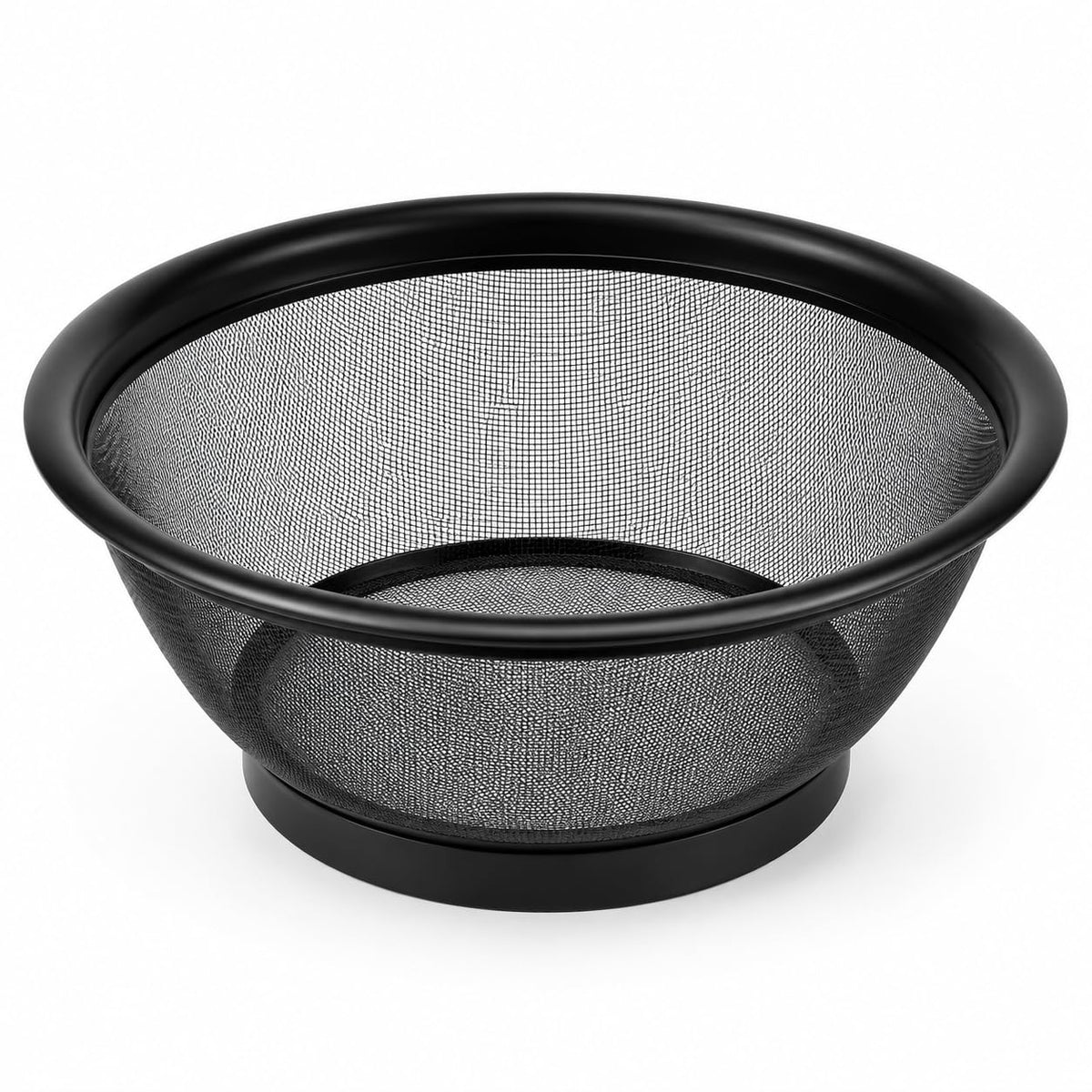 Colander, Stainless Steel Mesh Strainer Basket with Tall Rim, Heavy-Duty Kitchen Drainer for Pasta, Vegetables, Fruit Washing and Food Preparation, Large - image 1