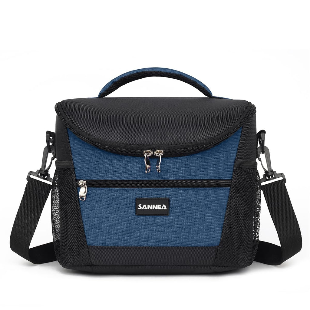Lunch Bag Thermal Insulated Bag Food Cooler 9 L Waterproof Leakproof Lunch Box Tote for Hot and Cold Meals Work School Picnic Travel, BB-521 (Blue) - image 1
