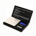 Digital Pocket Scale 500g x 0.1g, Mini Jewelry Gram Scale with LED Display and Stainless Steel Platform for Gold, Silver, Coins and Small Items, Black and Silver - image 1