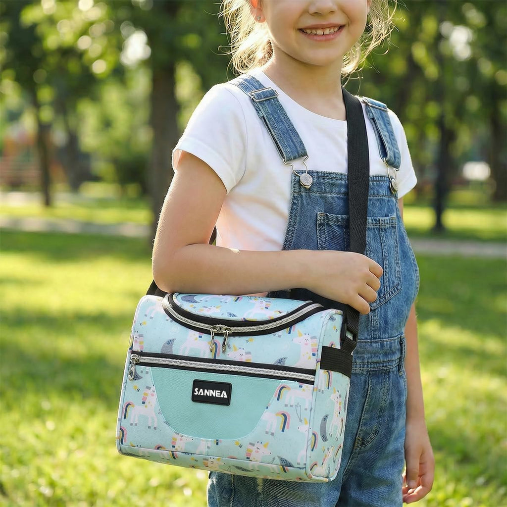 Insulated Lunch Bag 7L, Thermal Food Cooler Tote with Leak-Resistant Lining, Reusable Lunch Box Carrier for Work, School, Picnic and Travel, BB-546 (Unicorn) - image 6