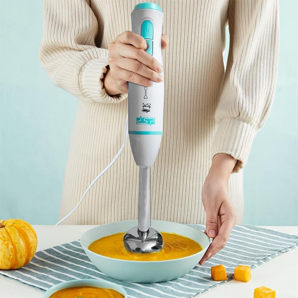Hand Blender 200W, 2-Speed Immersion Stick Mixer with Full Copper Motor, Detachable Stainless Steel Shaft and Blade for Soups, Smoothies, Sauces and Baby Food, KM1148 - image 5