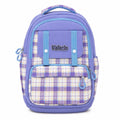 School Backpack for Nursery and Travel, Multi-Pocket Student Bookbag with Multiple Compartments, Front Pockets and Practical Everyday Size, Plaid - image 1