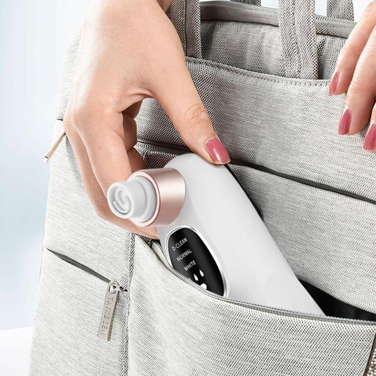 Blackhead Remover Vacuum Cleaner Electric Facial Pore Cleaner With Water Cycle System For Acne Pimples Comedone Extraction Skin Care Tool (White) - image 9