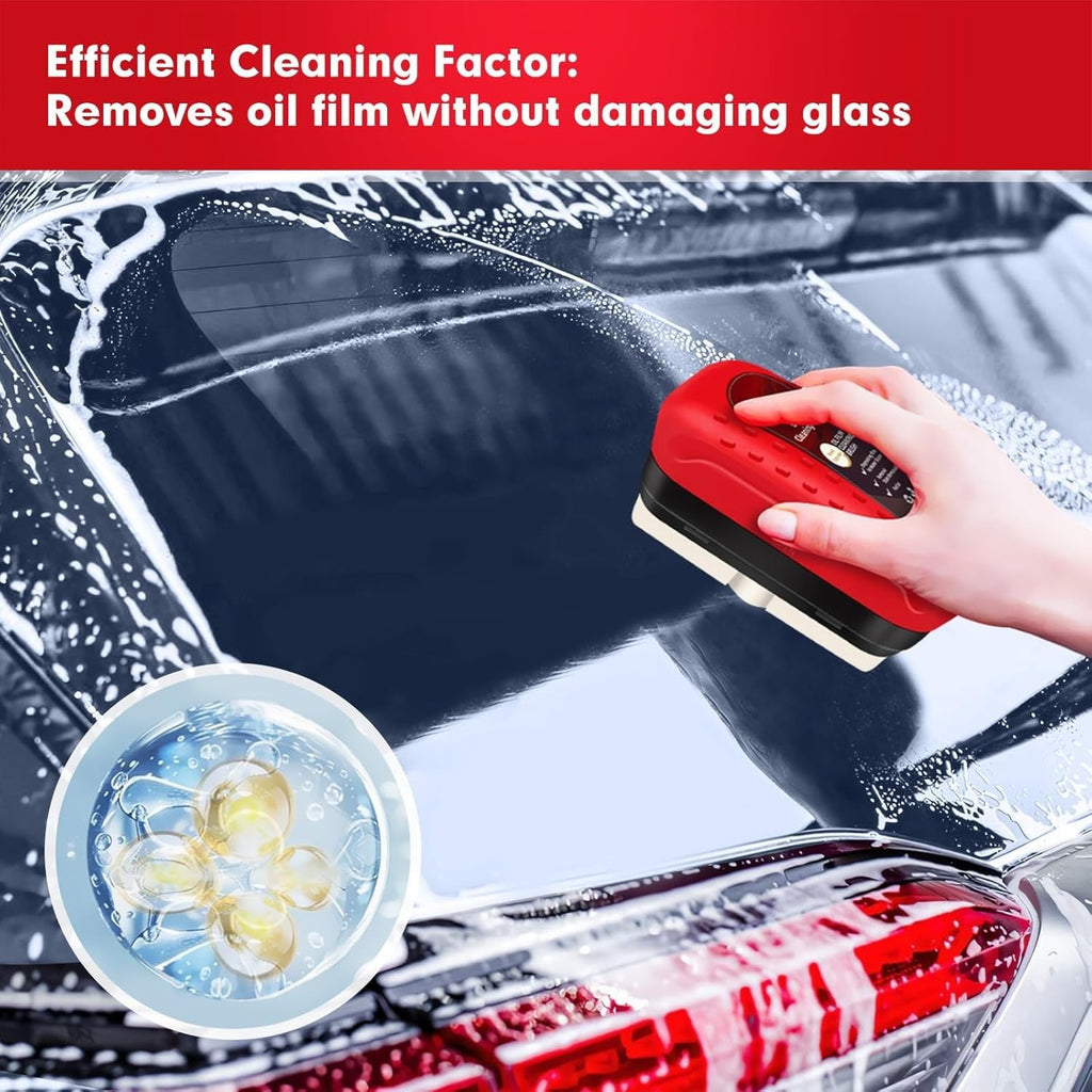 Oil Film Cleaning Brush 120ml - Multifunctional Cleaner for Improved Clarity and Visibility, Anti-Rain Fog Glass Cleaning Board for Windshield Car, Window & Glass, Wiping Tool, T-853 (2 Pcs) - image 3