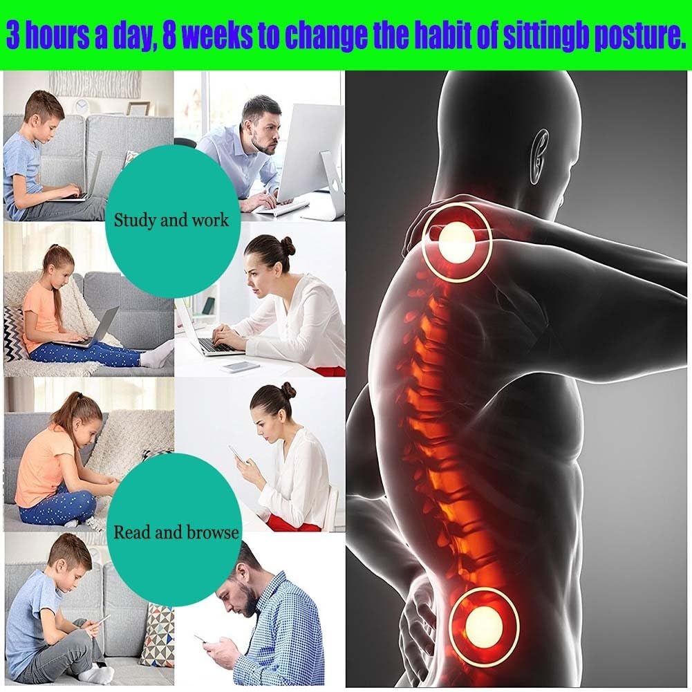 Back Brace Posture Corrector For Men And Women Adjustable Shoulder Support Upper Back And Clavicle Alignment Comfortable Spine Support Breathable Invisible Under Clothes (Medium) - image 5