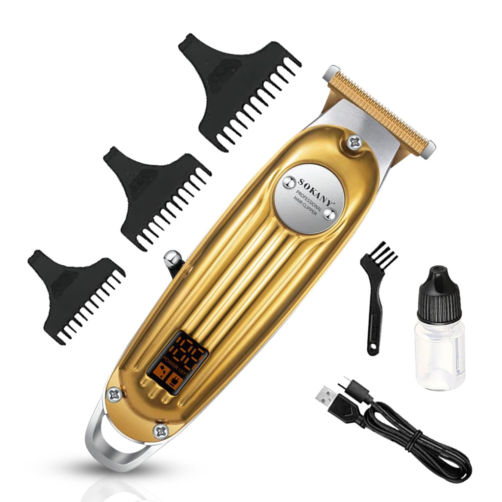 SOKANY Hair Shaver & Clipper SK-LF-9947, Professional Cordless Trimmer with LED Display, 120 Min Runtime, 3 Combs, Fine-Cutting Teeth, Salon-Quality Haircuts at Home - image 1