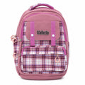 School Backpack for Nursery and Travel, Multi-Pocket Student Bookbag with Multiple Compartments, Front Pockets and Practical Everyday Size, Plaid - image 1