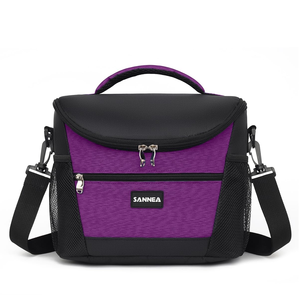 Lunch Bag Thermal Insulated Bag Food Cooler 9 L Waterproof Leakproof Lunch Box Tote for Hot and Cold Meals Work School Picnic Travel, BB-521 (Purple) - image 1