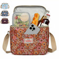 Lunch Bag 7.5 L, Insulated Thermal Cooler Tote, Waterproof Leak-Resistant Food Carrier for Work, School, Travel and Picnic, BB-548 (Floral) - image 1