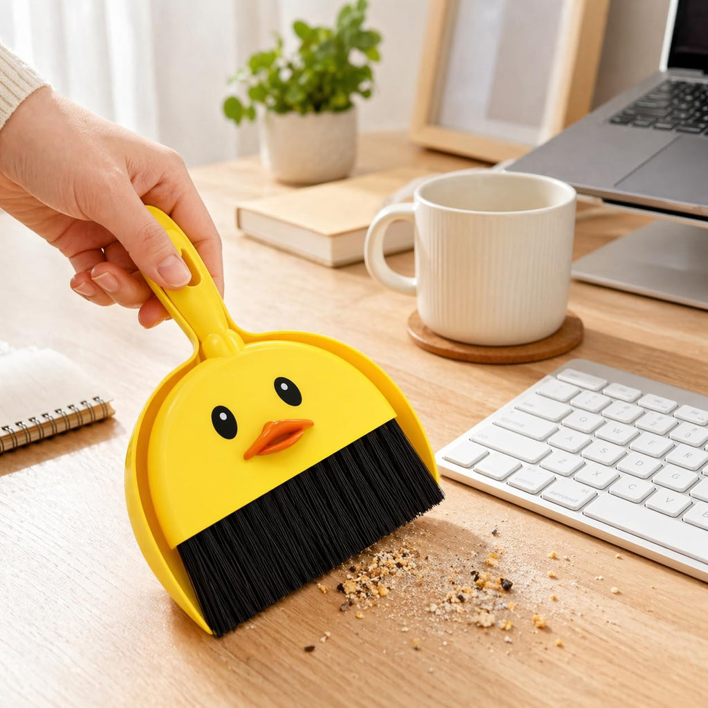 Dustpan and Brush Set, Mini Handheld Broom Cleaning Kit, Compact Sweeping Tool for Desk, Table, Sofa, Car Seats and Keyboard, BPA-Free Plastic - image 6
