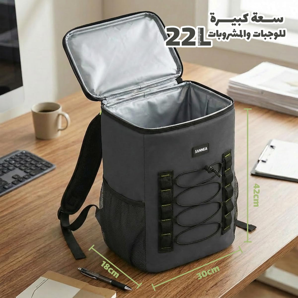 Insulated Lunch Bag 22L Thermal Lunch Box Cooler Tote, Waterproof Leakproof Large Food Storage Bag for Work School Picnic Travel, BB-567 - image 3