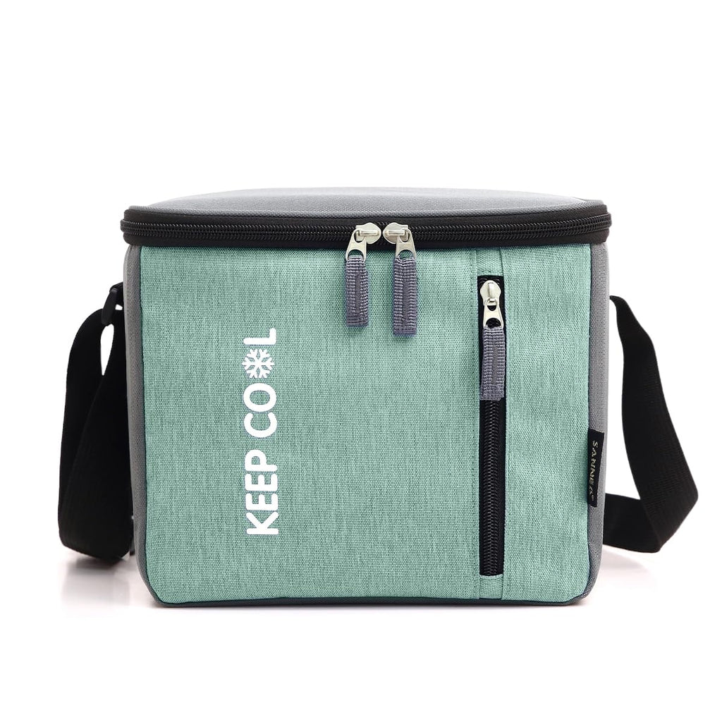 Insulated Lunch Bag 8L, Thermal Cooler Tote with Leak-Resistant Lining for Hot and Cold Food, Reusable Meal Carrier for Work, School, Picnic and Travel, BB-525, (Light Green) - image 1