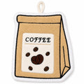 Kitchen Towel, Soft Absorbent Microfiber Hand and Dish Cloth with Hanging Loop, Reusable Towel for Drying Hands, Dishes and Kitchen Surfaces, J-457B, Coffee - image 1