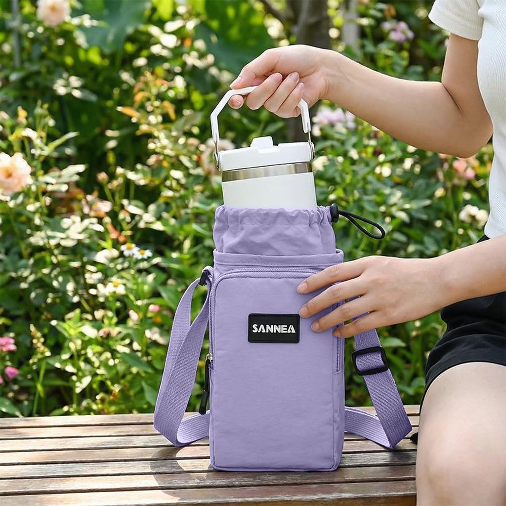 Insulated Lunch Bag 1L, Compact Thermal Cooler Tote with Leak-Resistant Lining for Food, Snacks and Small Drinks, Reusable Meal Carrier for Work, School, Picnic and Travel, BB-533 (Purple) - image 6