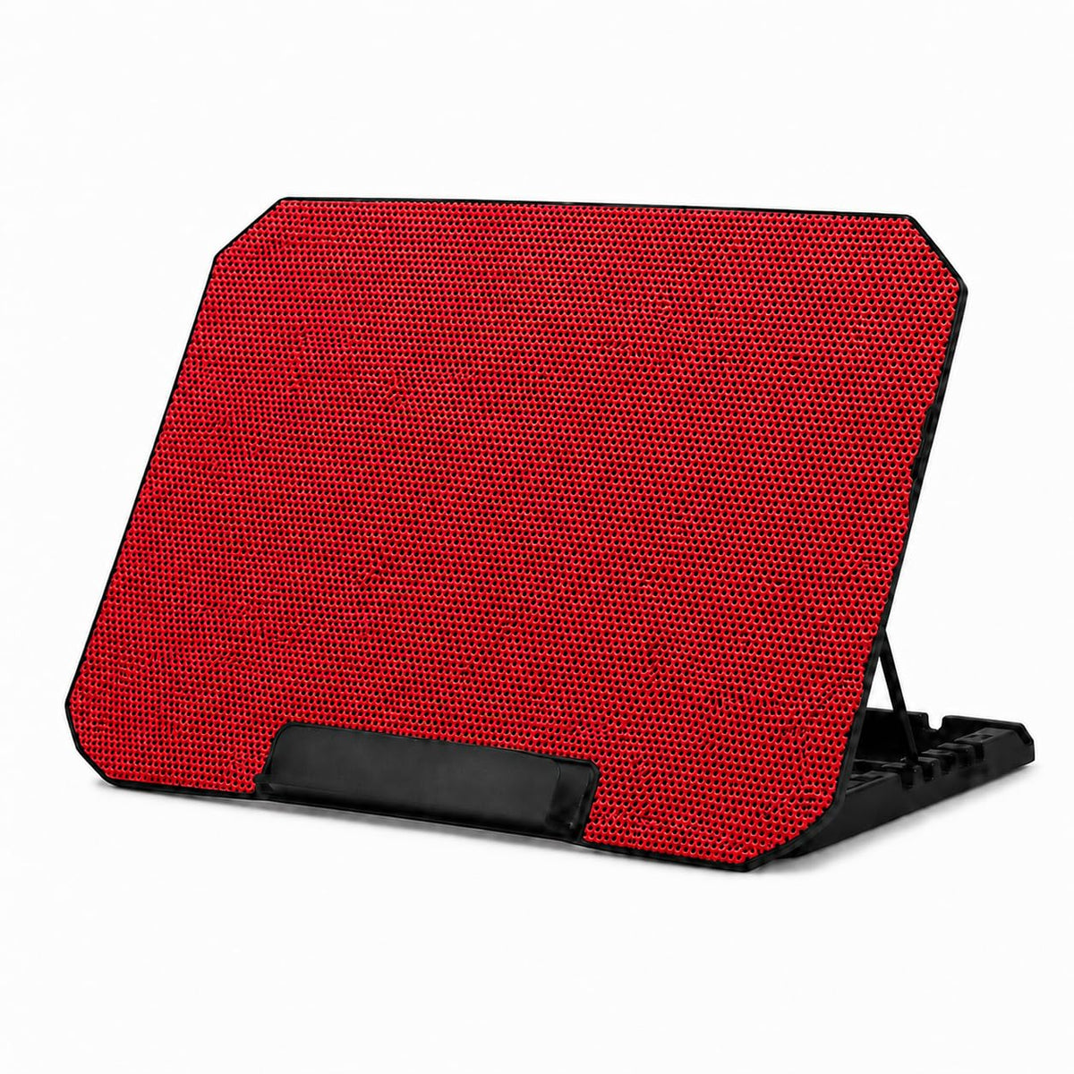 Laptop Cooling Pad with Adjustable Stand, Lightweight ABS and Metal Notebook Cooler with Built-In Fan for Work, Gaming, Office, Home and Travel, ZR650, Red - image 1