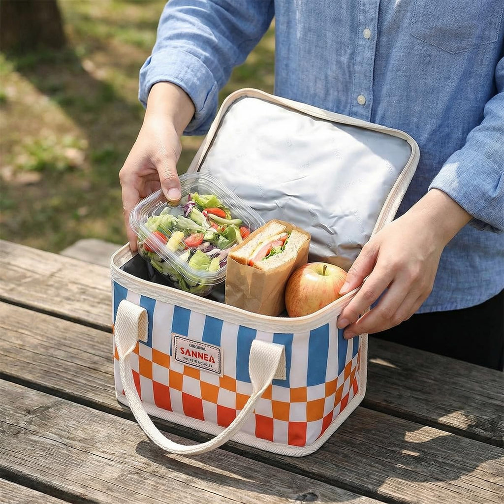 Insulated Lunch Bag 6L, Compact Thermal Cooler Tote with Leak-Resistant Lining and Water-Resistant Food Carrier Design for Work, School, Picnic and Travel, BB-552 - image 6