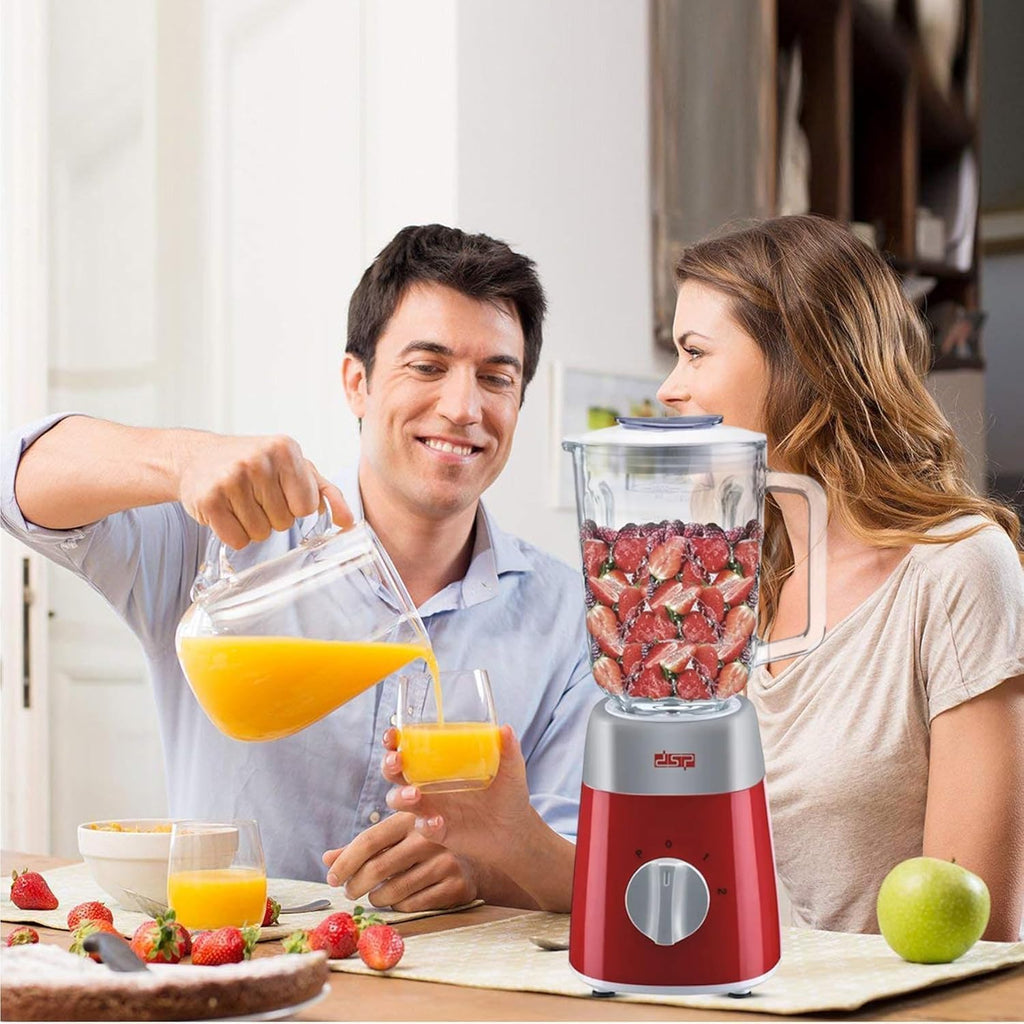 Blender 500W with 1.5L Glass Jar, 2-Speed Countertop Smoothie Maker with Pulse Function, Stainless Steel Blades and Ice Crushing, KJ2038 - image 7
