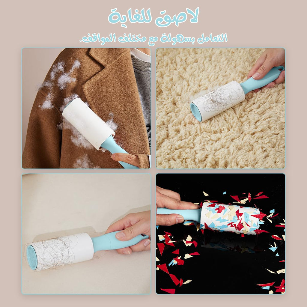 Lint Remover 3 Pcs, lightweight, for Travel Office Work Home, Blue - image 3