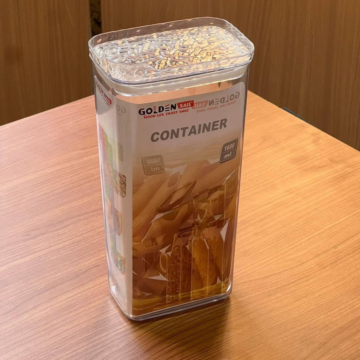 Food Storage Containers with Airtight Lids 2600 ml, 3 Pcs Clear Acrylic Canister Set, Pantry Organizer Jars for Cereal, Sugar, Coffee, Tea - image 4