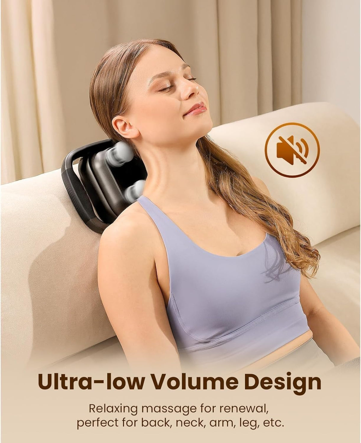 Massage Gun Deep Tissue Muscle Massager, 20 Levels 6 Modes With 4 Heads, 12W Motor, LCD Display, 120 Min Battery, Handheld Portable For Fitness Recovery (Green) - image 7