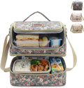 Insulated Lunch Bag 11L, Thermal Cooler Tote with Leak-Resistant Lining for Hot and Cold Food, Reusable Meal Bag for Work, School, Picnic and Travel, BB-549 (Ditsy Floral) - image 1