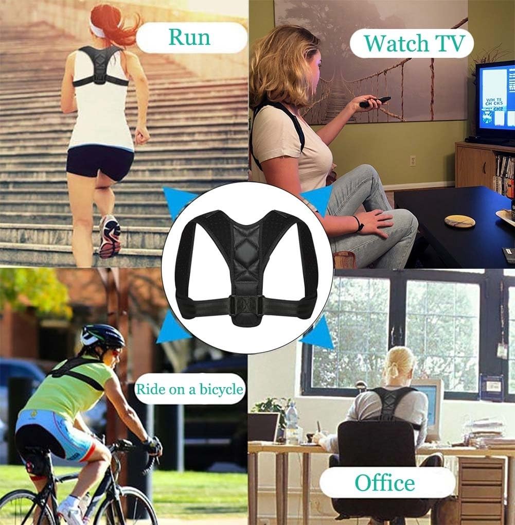 Back Brace Posture Corrector, Back Support, Compression Vest, Adjustable Shoulder Strap for Women and Men, Breathable Belt for Improved Posture and Pain Relief (Large) - image 7