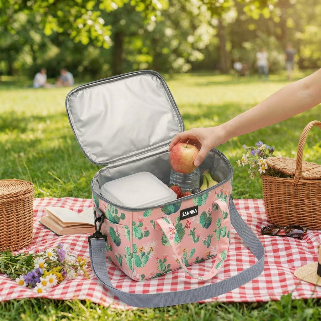 Insulated Lunch Bag 7L Thermal Cooler Lunch Tote, Waterproof Leakproof Food Bag for Hot Cold Meals Work School Picnic Travel, BB-547 (Cactus) - image 5