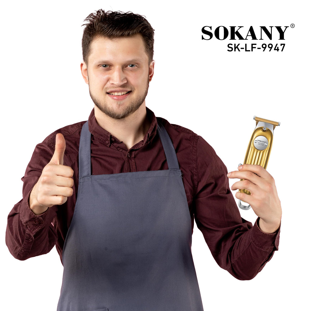 SOKANY Hair Shaver & Clipper SK-LF-9947, Professional Cordless Trimmer with LED Display, 120 Min Runtime, 3 Combs, Fine-Cutting Teeth, Salon-Quality Haircuts at Home - image 7